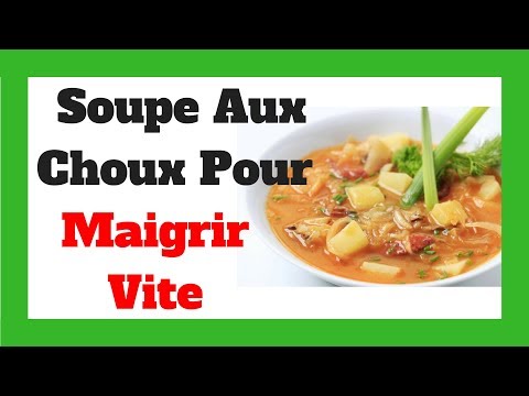 perdre du poids recette de soupe aux choux